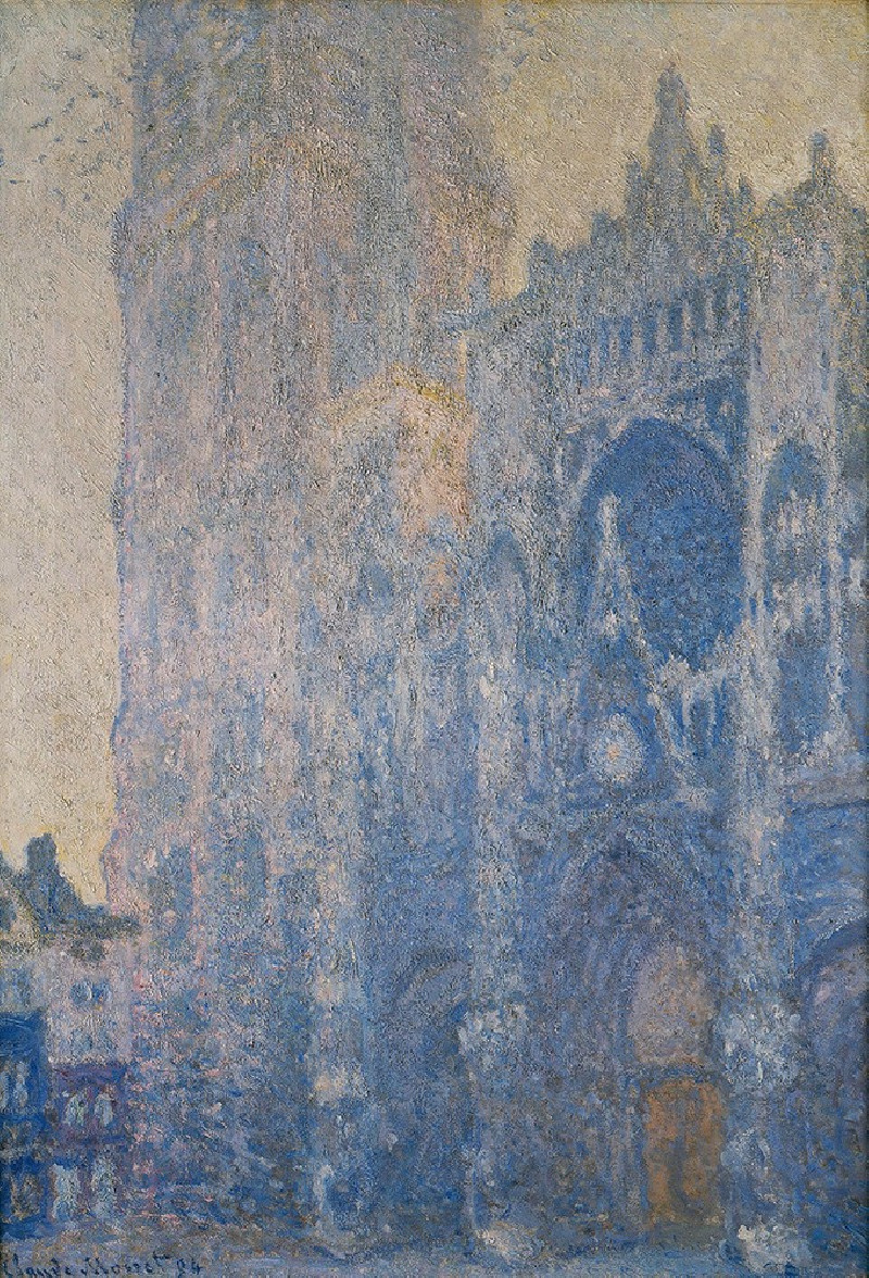 Oscar-Claude Monet reprodukcija Rouen Cathedral, the Portal and the tour d'Albane, Morning Effect