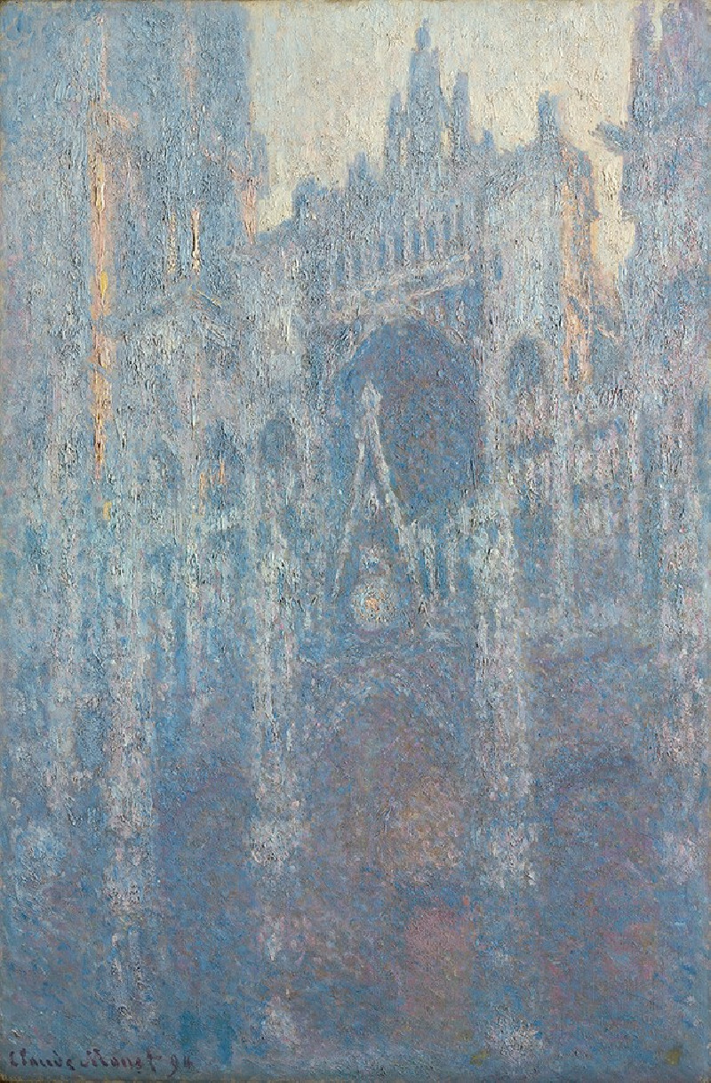 Oscar-Claude Monet reprodukcija Rouen Cathedral, the Portal in Morning Light