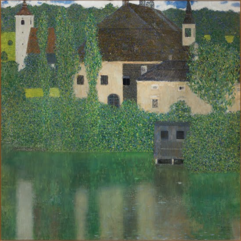 Gustav Klimt reprodukcija Vandens pilis