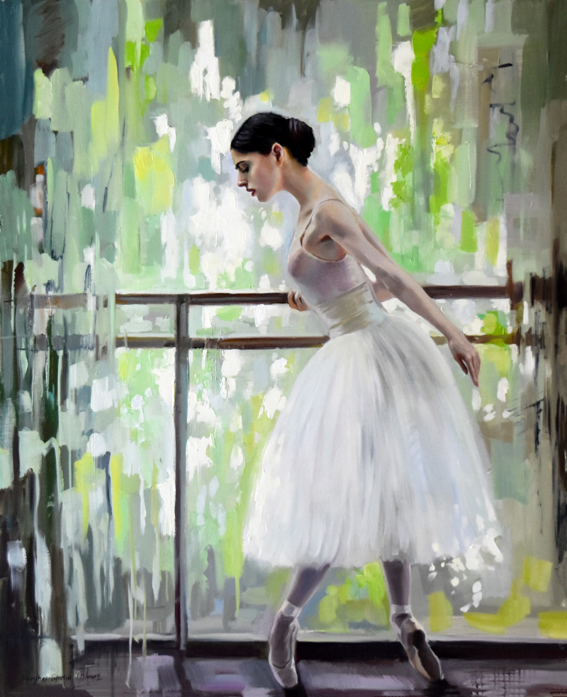 Serghei Ghetiu reprodukcija Ballerina, the Spring Classes