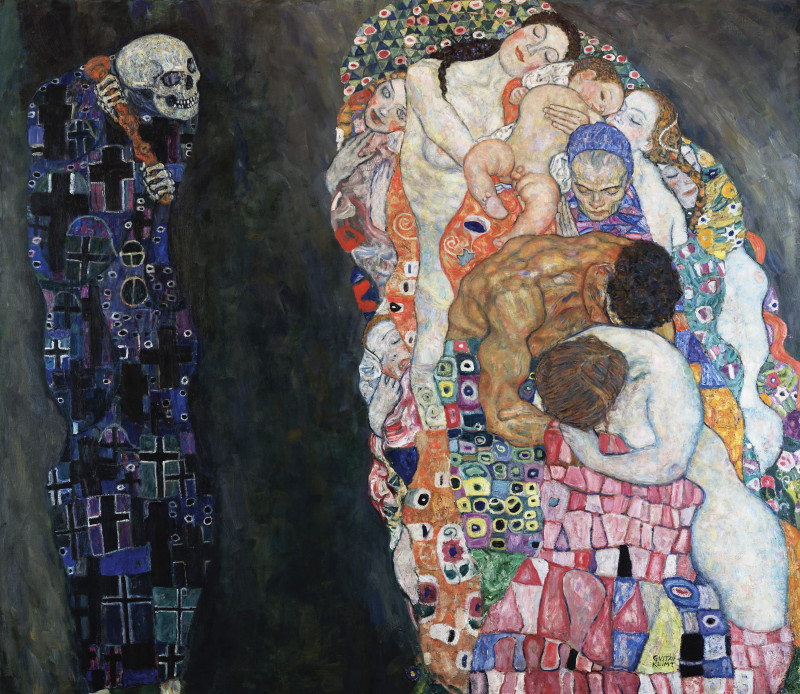 Gustav Klimt reprodukcija Death and Life