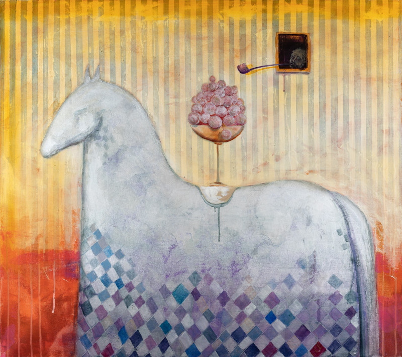 A Horse giclee print by Modestas Malinauskas