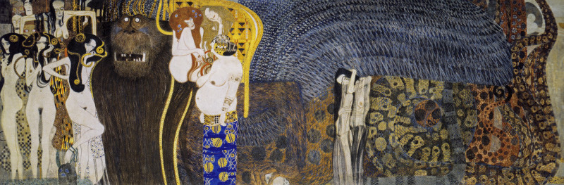 Gustav Klimt reprodukcija The Hostile Powers