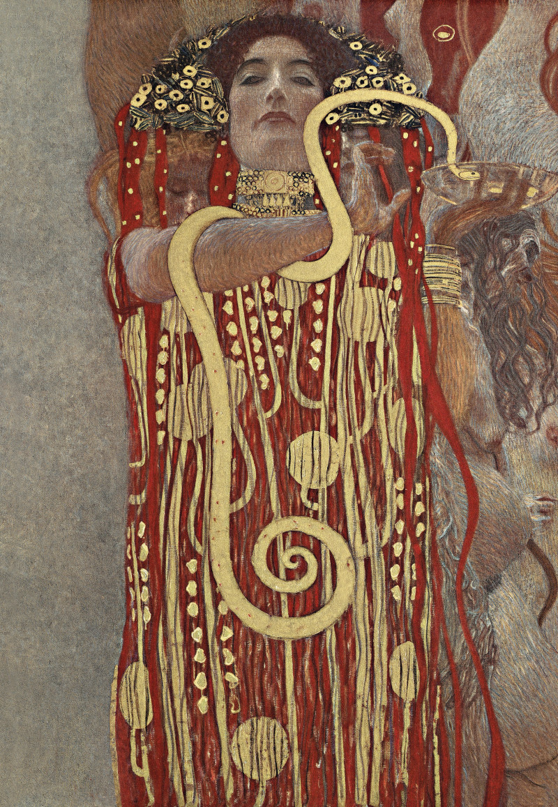 Gustav Klimt reprodukcija Hygieia