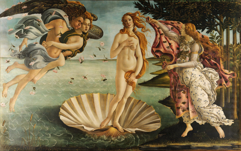 Sandro Botticelli reprodukcija Veneros gimimas