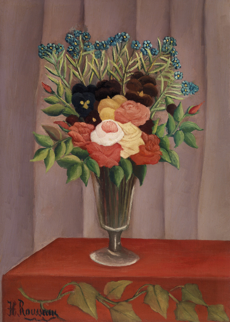 Henri Rousseau reprodukcija Bouquet of Flowers (Bouquet de fleurs)