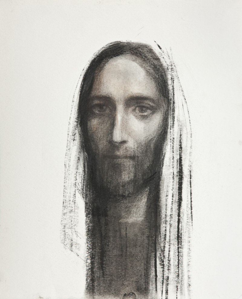 Alina Kvedarauskienė reprodukcija Jėzaus veidas